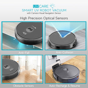 UV Care Smart Robot UV Vacuum with Camera Visual Navigation Sensor