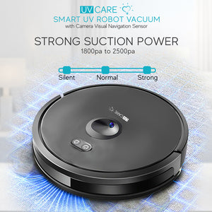 UV Care Smart Robot UV Vacuum with Camera Visual Navigation Sensor