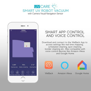 UV Care Smart Robot UV Vacuum with Camera Visual Navigation Sensor